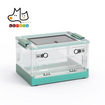 케이알펫츠 소동물 앞문열림 접이식 하우스, 터키옥색, 1개