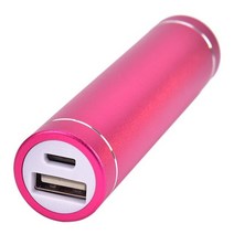 파워뱅크 자작배터리 캠핑용배터리 휴대용 멀티 컬러 USB 5V/1A 보조베터리 케이스 18650 스위트 배터리 외, 06 분홍색
