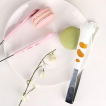 고양이 발바닥 쿠키 와플 샐러드집게 카페 요리 주방, 대(블랙)