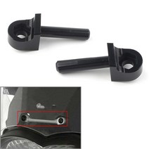슈퍼커브윈드스크린 pcx윈드스크린 2pcs 오토바이 앞 유리 앞 유리 장착 고정 볼트, 검은색