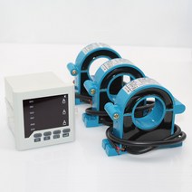 유속계 3pcs 클램프 CT 센서 AC0-50A 100A 150A 200A 400A 600A 상 전류계, 05 400A_02 80*80 미리메터