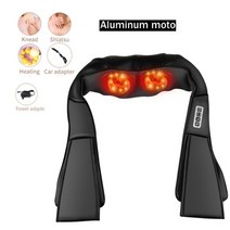 3d kneading shiatsu 뒤 목 마사지 목도리 전기 롤러 열 수동 중국 홈 자동차 어깨 마사지 기계, 협력사, EU 플러그, 4키