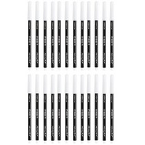 라인플러스 만점합격 컴퓨터용 싸인펜, 흑색, 18개