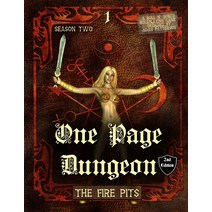 One Page Dungeon: The Fire Pits Paperback, Independently Published, English, 9798742101918