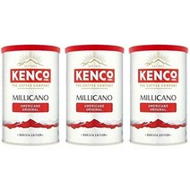 영국직구 켄코 밀리카노 아메리카노 오리지널 인스턴트 커피 틴 100g (3팩), 수량, 상세참조