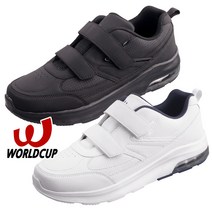 월드컵 로그 쿠션깔창 에어백 찍찍이운동화 남성런닝화 조깅화 워킹화 남자신발 벨크로슈즈 스니커즈 남성화