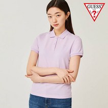 [게스진]게스 YN2K9471 여성 미니삼각 에어로쿨 피케 카라 반팔 티셔츠