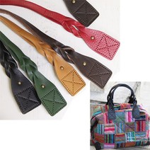 피앤큐핸들 806 천연가죽퀼트가방손잡이, 8068(초록)