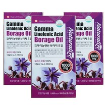 네추럴라이즈 감마리놀렌산 보라지오일 1000mg x 180캡슐 3박스