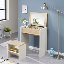 데코라인 라떼 화장대 스툴 세트 미니화장대 수납화장대 주니어화장대, 화장대+스툴set