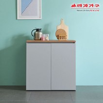 라자가구 위드 소다 800 수납장 hy001 주방수납장, 라이트 그레이