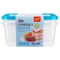 기타 간편 밀폐 용기 탁 직사각형 5L 2P, 본상품선택 W9F193D