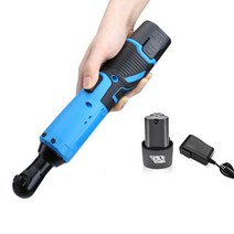 휴대용 임팩렌치 드릴 12v 무선 충전식 38인치 드라이버 전동 공구, 파란색 1 배터리 미국