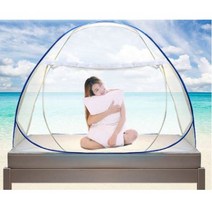 3초 모기장 원터치 모기장 접이식 모기장 침대 캠핑 거실 야외 모두 사용하는 바닥있는 모기장