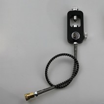 DIDEEP-다이빙 산소병 컨버터 커넥터 수중 공기 탱크 레귤레이터 어댑터 8MM 호흡 장비 스쿠버 액세서리, 06 Black hose