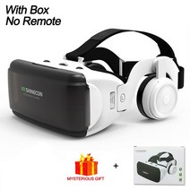 VR 헤드셋 안경 무선 블루투스 폰 3D 컨트롤러 스마트, 07 B-With Box No Remote