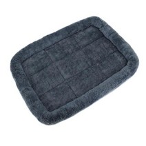 대형견 방석 침대 쿠션 개 dog bolster bed mat 워셔블 크레이트 매트리스, 어두운 회색, 엘 75x53cm