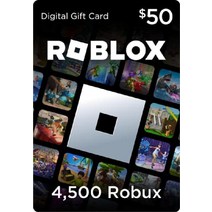 Roblox 디지털 기프트 카드 Robux 아이템 포함 온라인 게임 코드, 4500