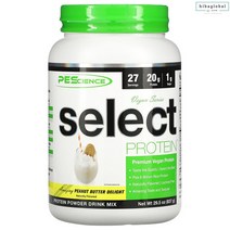 쎌렉트 노인 단백질 쉐이크 837g 피넛버터 미국 수입 프로틴 파우다 분말, 1개