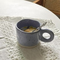 어글리 링 귀여운 머그컵 집들이 생일 선물, 옐로우 280ML