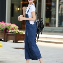 마더라이크 빅사이즈 청멜빵원피스 데님 여성의류 롱치마 9290