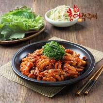 홍대쭈꾸미 양념쭈꾸미볶음 300g 6팩구성, 약간매운맛 3팩+매운맛 3팩
