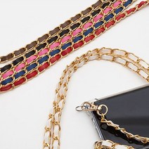 에나체인 핸드폰줄 휴대폰 스마트폰 스트랩 체인 목걸이줄, 레드