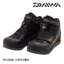 다이와 토너먼트 피싱슈즈 TM-2600C 블랙 265 스파이크펠트