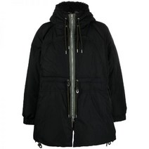 Sacai 드로스트링 코튼 블렌드 다운 패딩