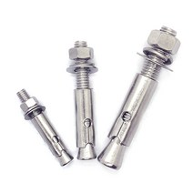 콘크리트앙카 스텐 세트앙카 3/8 1/2 5/8 삼부 욘부 고부 콘크리트벽 고정앙카, 스텐 세트앙카 1/2(연부)x250mm