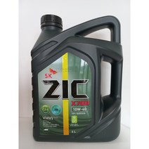 지크 X7000 10W40 CJ-4 4L 100% 합성엔진오일 대형트럭 트레일러, SK ZIC 지크 X7000 10W40(CJ-4) 4L, 1개