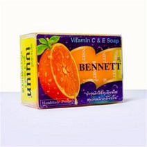 BENNETT Soap thai vitamin 태국 비타민 베네트 비누, 100g, 1개