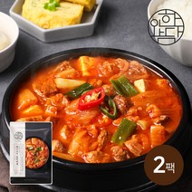 [한와담] 직화솥에 끓인 돼지고기김치찌개 500g 2팩, 단품