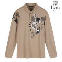 링스골프 링스 봄 남성 프린트 포인트 형 L1101TS009_BG