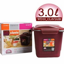 클라비아 음식물 쓰레기통 3L 음식물 분리함 수거통