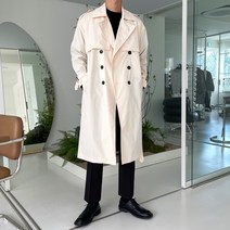 [당일발송] 초특가 로브 롱 트렌치 코트 (아이보리)