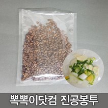 뽁뽁이닷컴 진공봉투 - 투명 진공포장지 식품소분 포장 냉장고 깔끔정리, 진공 08호(25x40-100매)