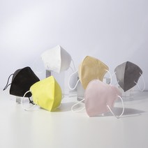 [KF94] 정마스크 보니따 새부리형 대형 국산 컬러마스크 50매, 옐로우