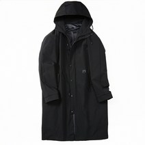 Z3JC 스타일리시 캐주얼 후드 루즈핏 봄가을 빅사이즈 날씬해 보이는 남성 트렌치코트