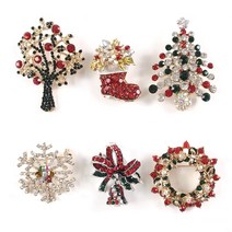 성탄절 크리스마스옷핀 브로치 단추 파티 이브 전야제 소품 패션 코디 악세서리, 선물장화