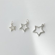 [DP3-075] 실버 펜던트 외고리 별 참 팔찌 목걸이 만들기 DIY 은 부자재 silver 925, 중자