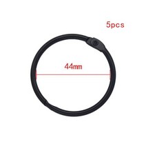 고품질 2 3 5 10Pcs 검은 금속 반지 바인더 15 76mm DIY 루스 리프 책 농구 오프닝 사무실 바인딩 Supplie 사진 앨범, 44mm
