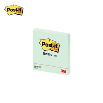 3M 포스트잇 정사각 중간형 654, 애플민트, 1개