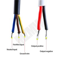 방수 스위칭 전원 공급 장치 조명 변압기 SMPS 정전압 드라이버 400W AC-DC 12V 36V IP67, 04 45V_01 400W_01 200-240VAC