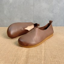 여자 천연소가죽 빈티지 로퍼 플랫슈즈 슬립온 구두 수제화 신발 성수동 블로퍼 발레리나 메리제인 d2