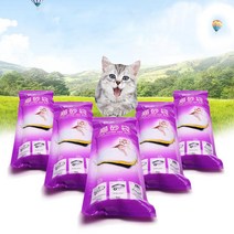 리터로봇 고양이화장실 고양이후드형화장실7개/가방 고양이 쓰레기 봉투 새끼 위생 상자 라이너 애완 동물