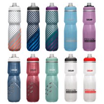 카멜백 포디엄 칠 24oz (710ml) / 자전거 보냉물통, 네이비 퍼포레이티드, 1개