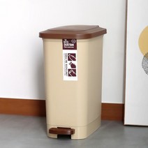 에코 직사각 페달 휴지통 17L 사무실 쓰레기통 MR297.리빙톡톡