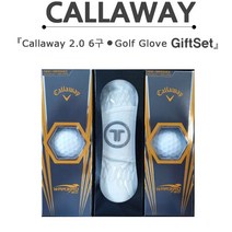 투썸 합피장갑+캘러웨이워버드 6구 골프공 골프장갑, 캘러웨이 6구 + 장갑(SIZE24)