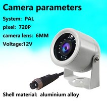 크레인 무선 모니터링 카메라 트럭 트롤리 AHD 디지털 720p960p1080P12V24V 차량 탑재, 01 720P_02 24V